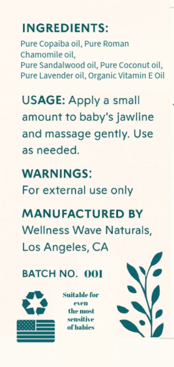 Baby Teething Soothing Oil